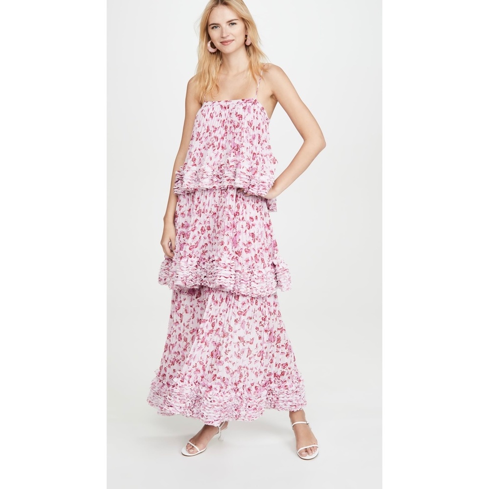 AMUR Nicola Dress in Frozen Rose Pressed Floral (NWT) - Picture 9 of 11